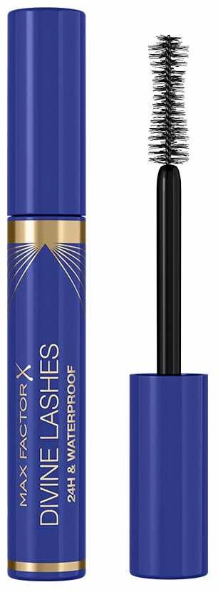 "Max Factor Divine Lashes 24h y" vandeniui atsparus blakstienų tušas juodas