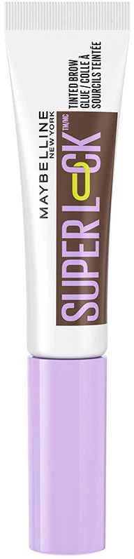 Maybelline Super Lock Brow Glue atspalvį suteikiantis antakių gelis-klijai, atspalvis: Deep Brown, 7 ml