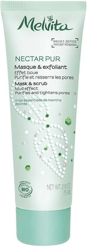 Melvita Nectar Pur Mask & Scrub, 75 ml