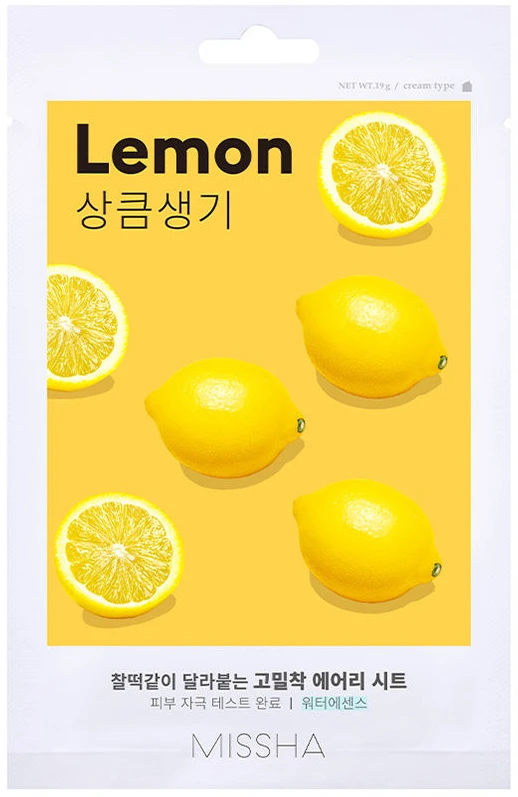 MISSHA Airy Fit lakštinė veido kaukė (citrina)