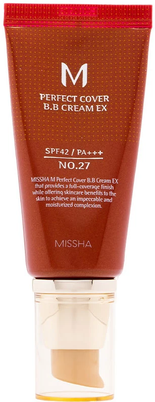 „Missha M Perfect Cover BB Kreminis EX“ makiažo pagrindas, 50 ml