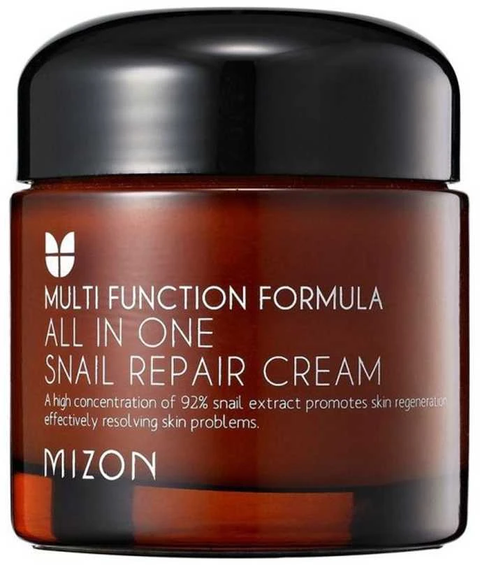 Daugiafunkcis veido kremas All in One Snail Repair Kreminis Mizon su sraigių ekstraktu, 75 ml