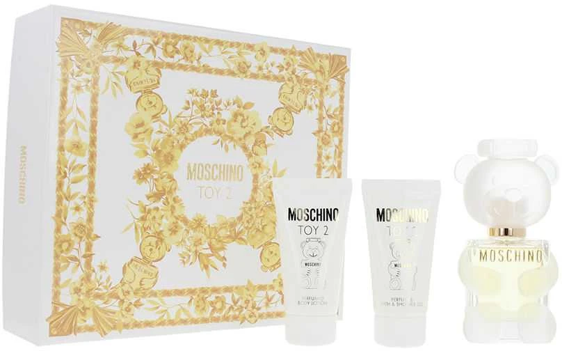Moschino Toy 2 rinkinys moterims (EDP, 50 ml + kūno losjonas, 50 ml + dušo gelis, 50 ml)