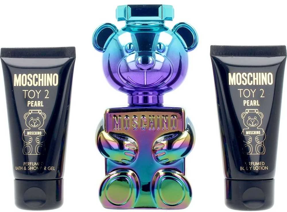 Unisex dovanų rinkinys Moschino Toy 2 Pearl, EDP 50 ml + kūno losjonas 50 ml + dušo želė 50 ml