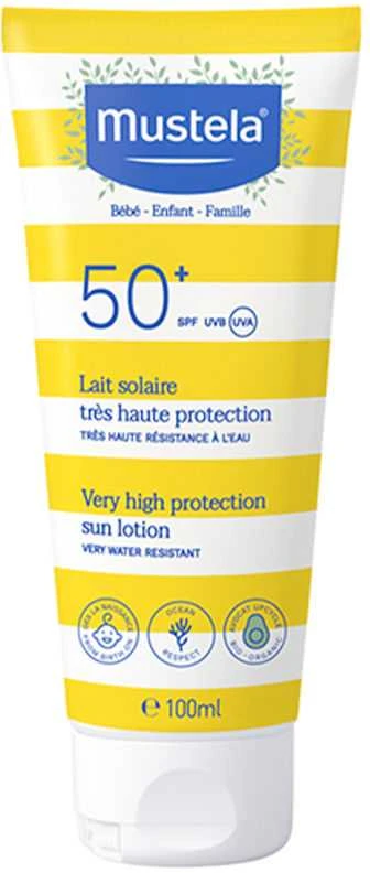 Mustela Kūdikių apsauginis pienelis nuo saulės IP50+ 100ml