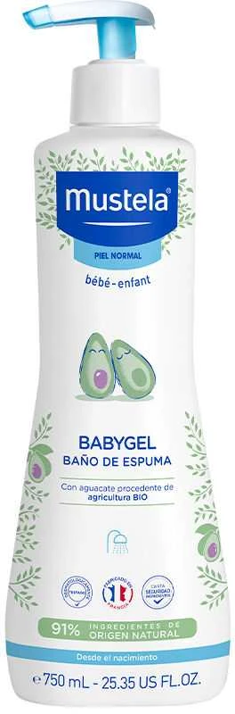 "Mustela Babygel" prausiklis kūdikiams ir vaikams 750ml
