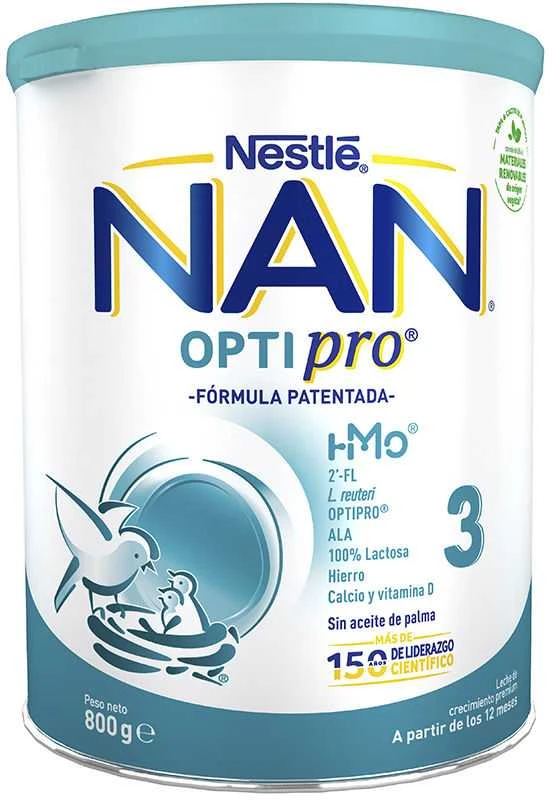 Nestle Pieno mišinys - Augimo formulė Nan Optipro 3 iš 800g