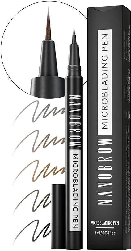 antakių pieštukas Nanobrow Microblading Pen Skirtas šviesiems plaukams 1ml