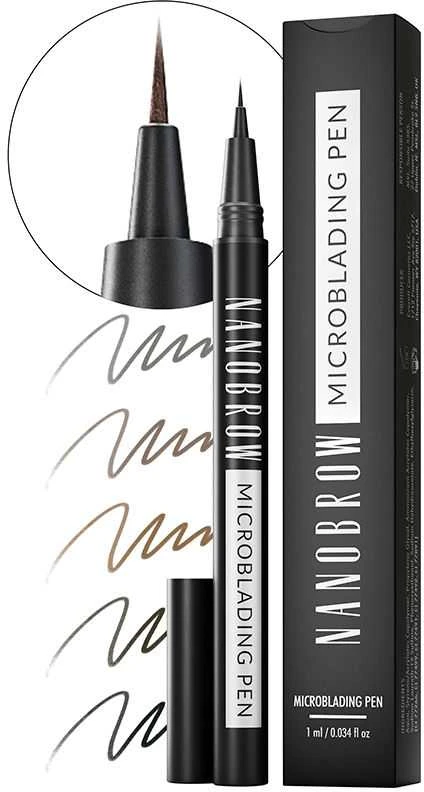 antakių pieštukas Nanobrow Microblading Pen Espresso 1ml