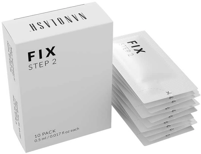 Nanolash Fix Step 2 Neutralizador De Lifting y Laminado De Pestañas 10 U