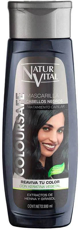 Naturaleza Y Vida Colorsafe juoda kapiliarinė kaukė 300ml