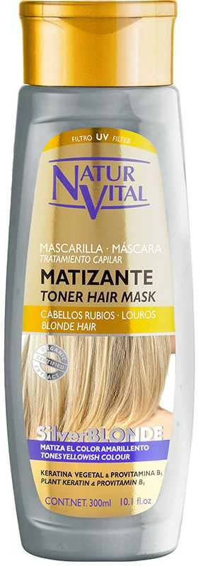 Naturaleza Y Vida Tonizuojanti plaukų kaukė Skirtas šviesiems plaukams 300ml