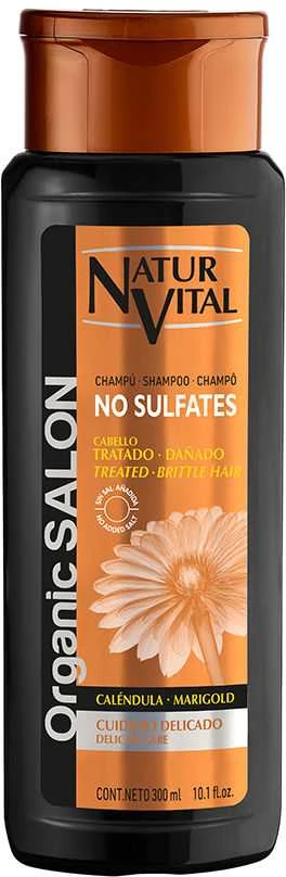 "Naturvital" ekologiškas saloninis šampūnas be sulfatų "Delicate Care" 300ml