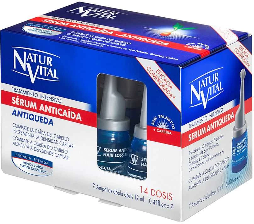 Naturvital serumas nuo plaukų slinkimo ampulės 7x12ml
