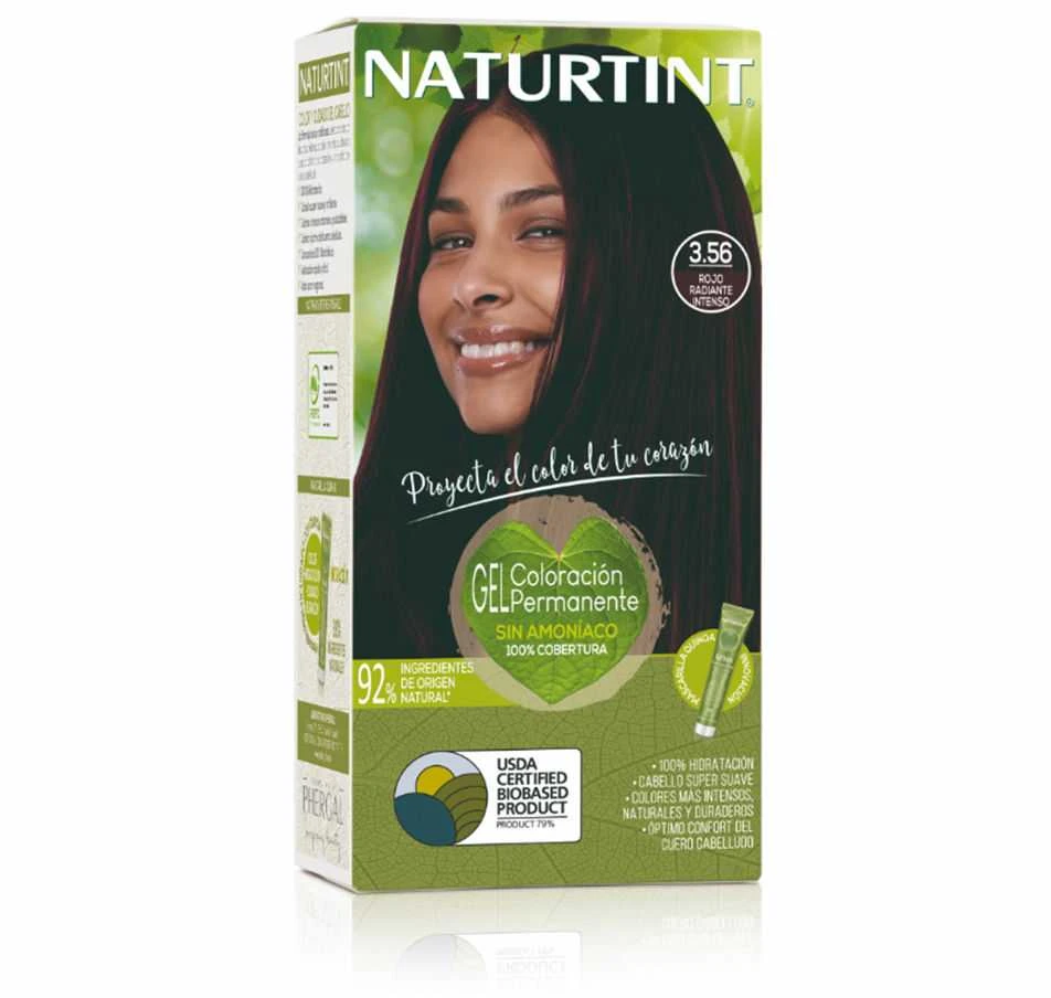 Naturtint 3.56n Intense Radiant Raudona dažų pakuotė