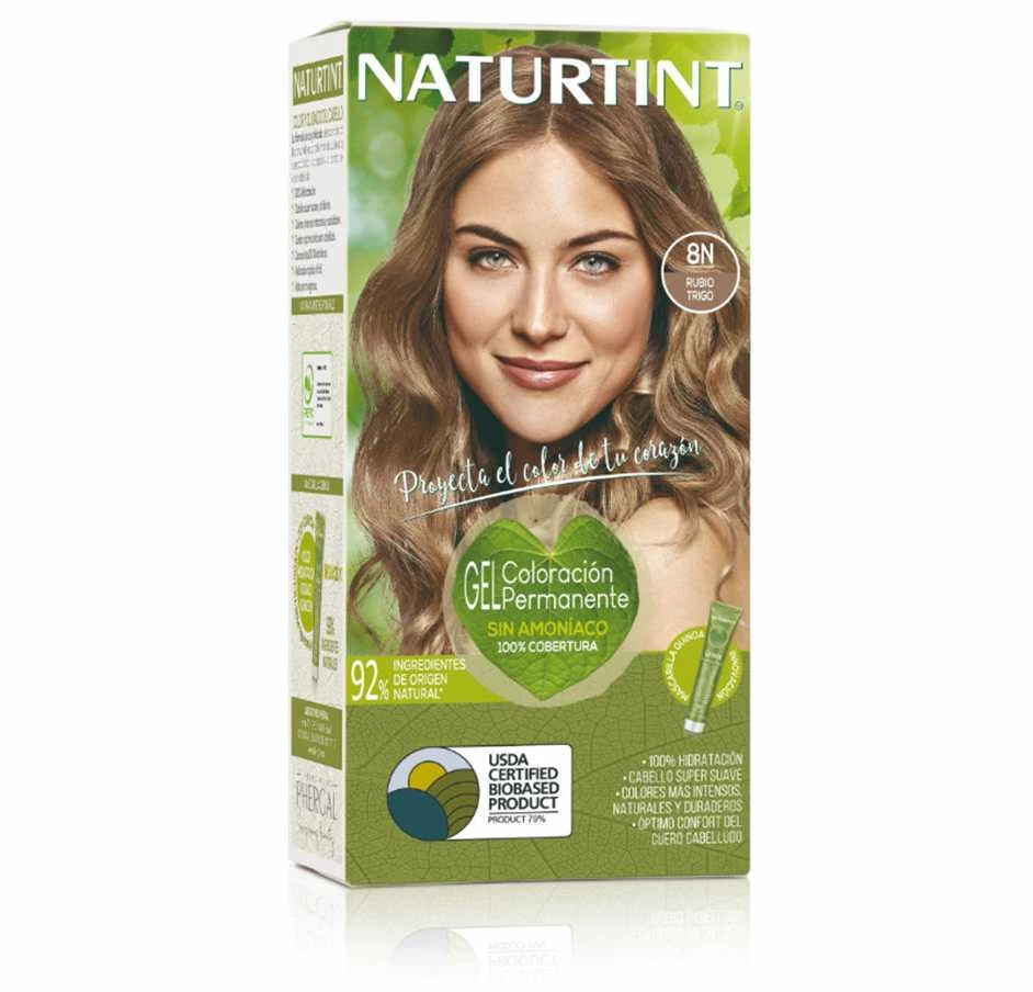 Naturtint 8N plaukų dažų kartoninė pakuotė