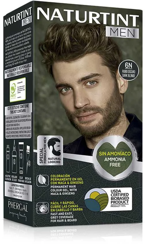 Tinte Pelo Naturtint Men 6n Rubio Oscuro