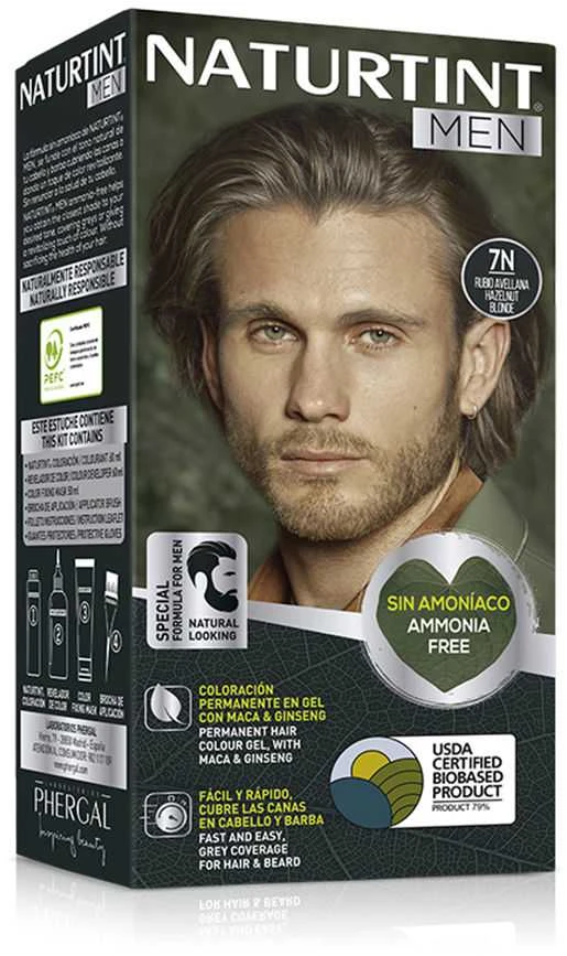 Tinte Pelo Naturtint Men 7n Rubio Avellana