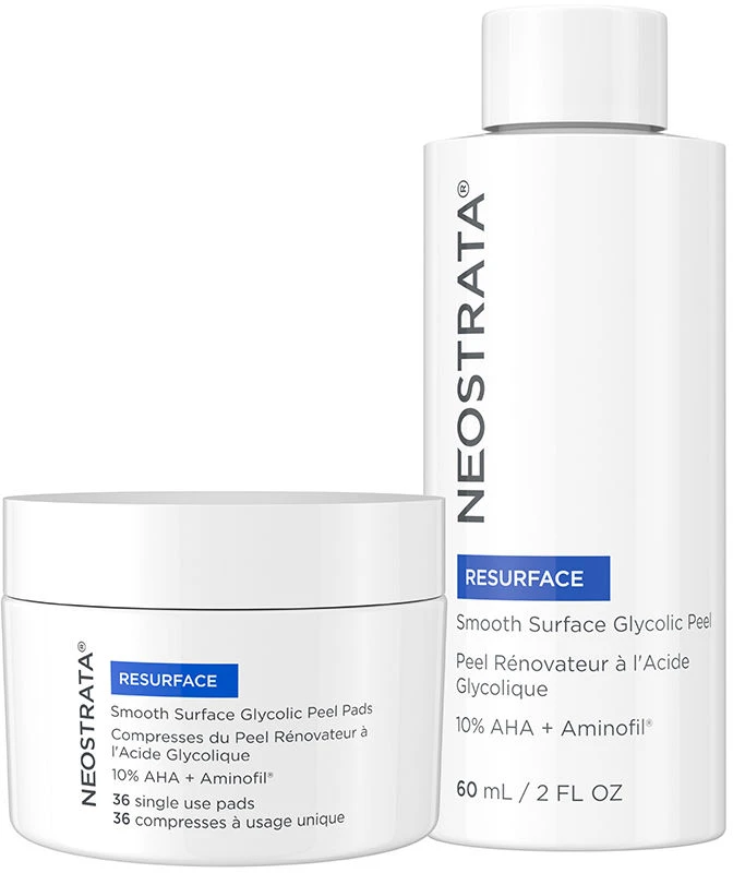 Neostrata Smooth Surface Glycolic Chemical Peel 36 Pads + 60ml