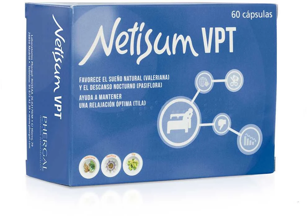 Phergal Netsium Netisum Vpt 60 kapsulių