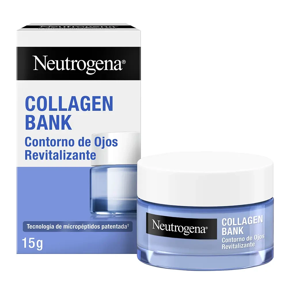 Atgaivinantis akių kontūrų kremas Neutrogena Collagen Bank, 15 g