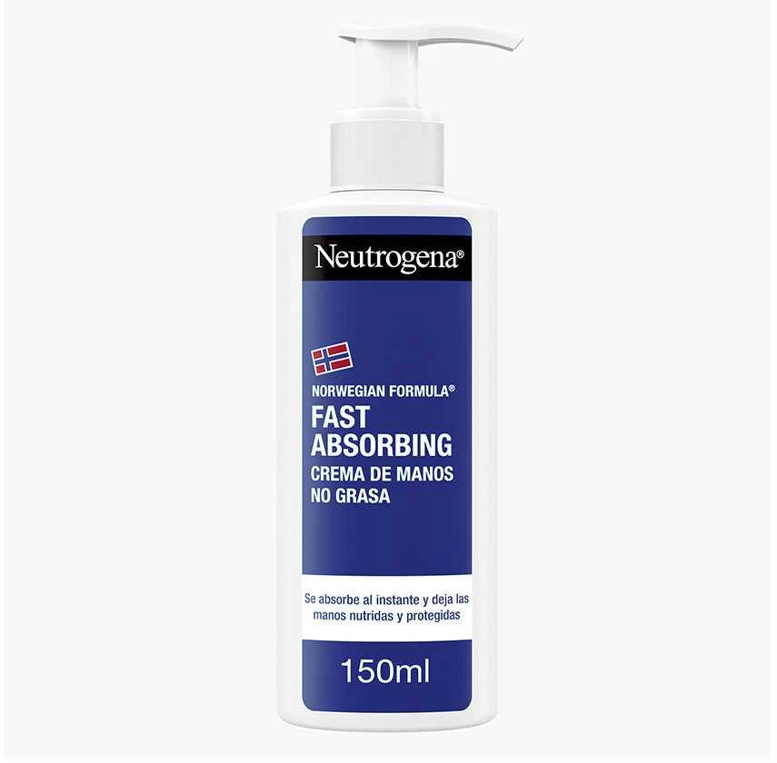 Neutrogena Rapid Absorption Hand Kreminis greitai įsigeriantis rankų kremas, 150 ml