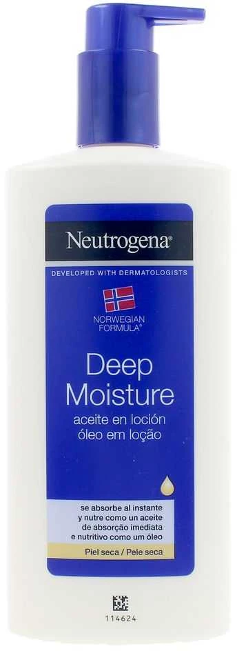"Neutrogena Corporal Deep Moisturizing Lotion Oil"Giliai drėkinamasis losjoninis aliejus 400ml
