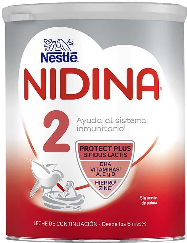 "Nestlé" tęstinis pienas "Nidina 2 Premium" 800g