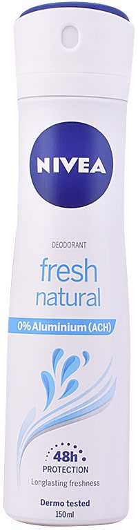 "Nivea Fresh Natural" 0 % aliuminio - dezodorantas purškiklis 150 ml
