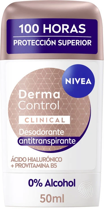 Nivea DERMA CONTROL antiperspirant deodorant 0% alcohol roll on 50 ml