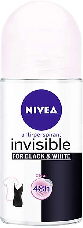"Nivea Invisible For Juodas - Baltas" originalus purškiklis Mini 50ml