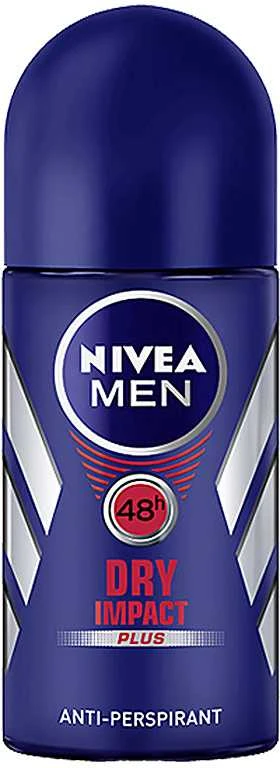 "Nivea Dry Impact" dezodorantas nuo prakaitavimo Roll On 50ml