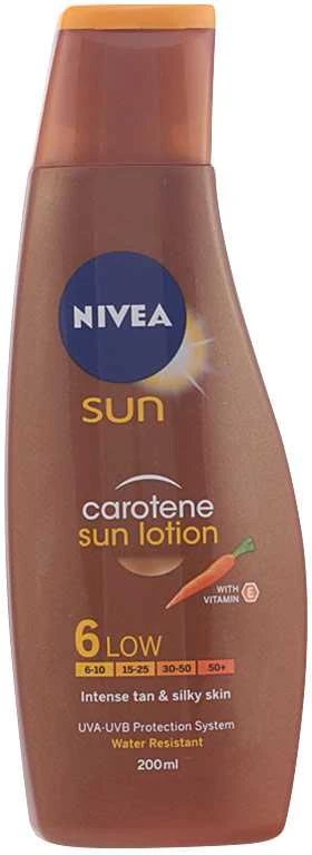 NIVEA SUN, CAROTENE, losjonas nuo saulės, SPF6, 200