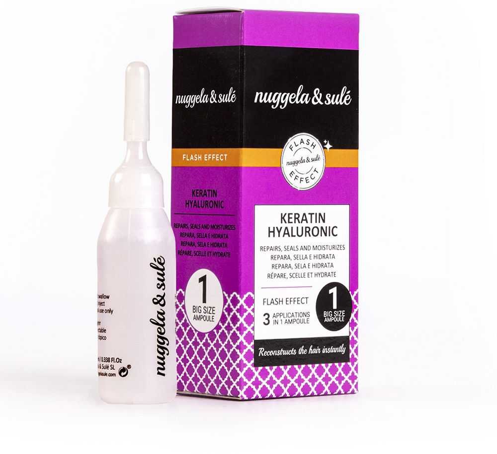 Nuggela Amp Sule "Nuggela - Sulé" hialurono ir keratino ampulė plaukams 10ml