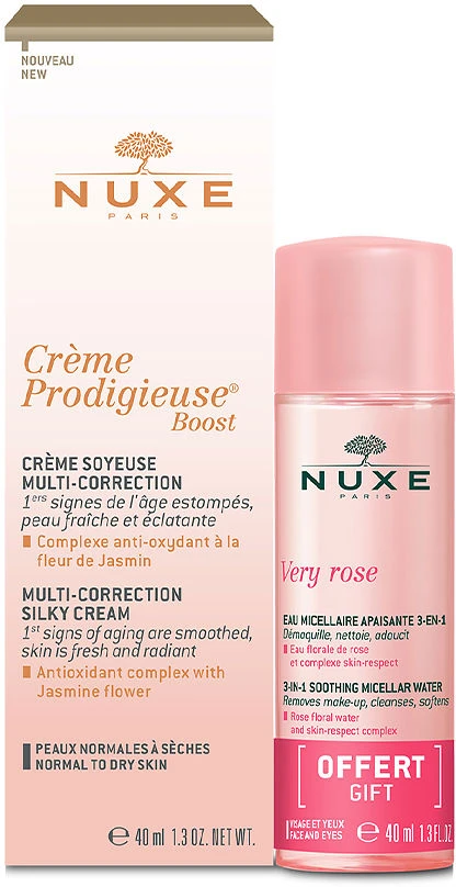 Nuxe Crème Prodigieuse Boost Multi-Correction Silky Kreminis Set