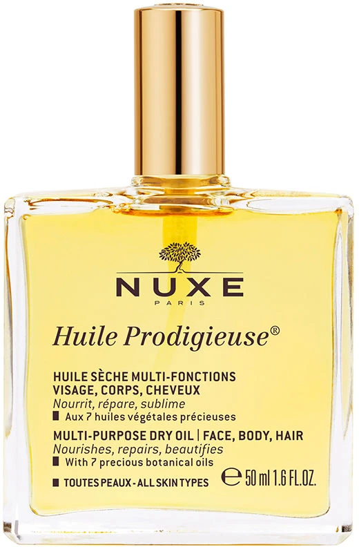 Nuxe Sausasis aliejus „Huile Prodigieuse® Multi-purpose dry oil“ (veidui ir kūnui puoselėti), 50 ml