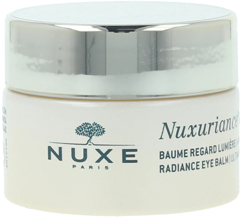 Nuxe Švytėjimo suteikiantis, maksimaliai nuo senėjimo saugantis paakių balzamas „Nuxuriance® Gold Radiance eye balm ultimate anti-aging“, 15 ml