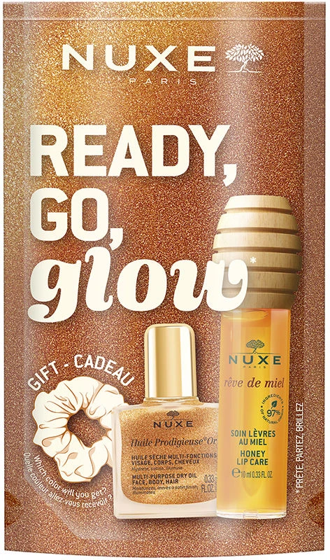 Nuxe Ready, Go, Glow Honey Set, 20 ml
