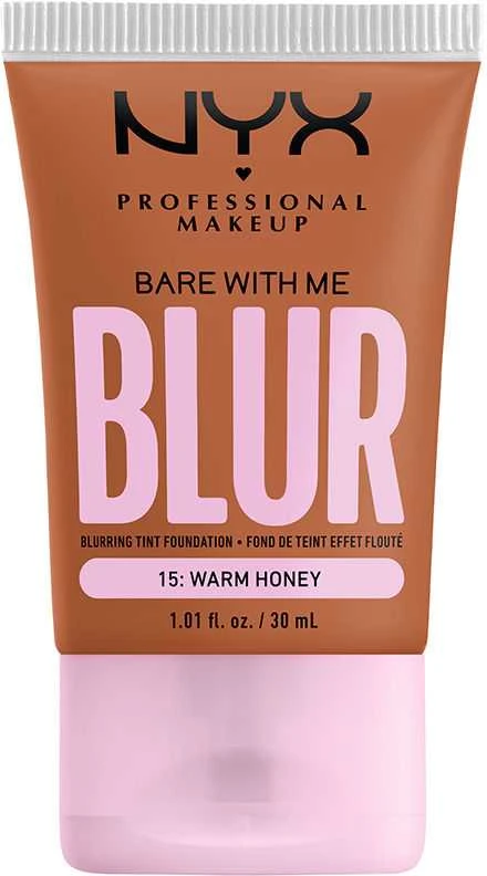 makiažo pagrindas "Nyx Bare With Me Blur 15-Warm Honey" 30ml