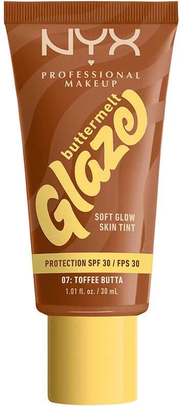 NYX Professional Makeup Buttermelt Glaze Soft Glow Skin Tint lūpų dažai, 30 ml