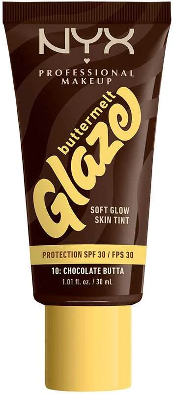 NYX Professional Makeup Buttermelt Glaze Soft Glow Skin Tint lūpų dažai, 30 ml