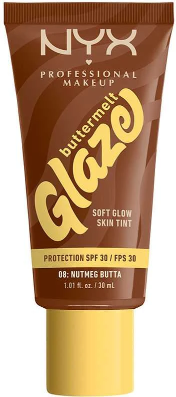 NYX Professional Makeup Buttermelt Glaze Soft Glow Skin Tint lūpų dažai, 30 ml
