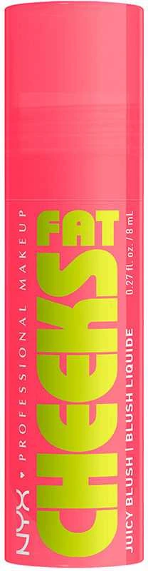 „Nyx Fat Cheeks“ drėkinamieji skysti lūpų dažai 03 – „Guava Gush“, 8 ml