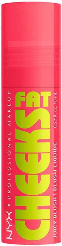Nyx Fat Cheeks drėkinamieji skysti lūpų dažai 06-Bouncin' Berry, 8 ml