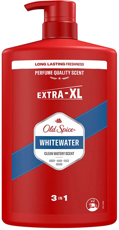 Old Spice Whitewater Dušo Želė Ir Šampūnas Vyrams, 1000 ml
