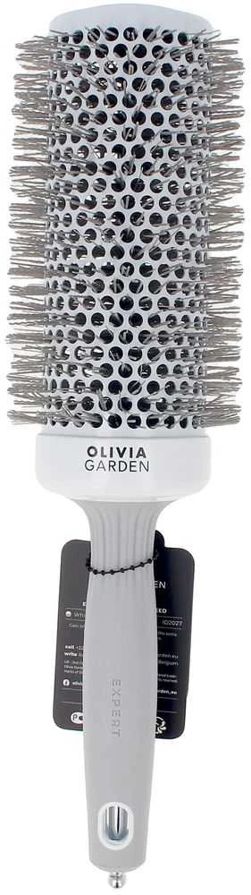 Plaukų šepetys džiovinimui Olivia Garden Expert Blowout Speed Wavy Bristles Baltas&Pilkas 55 mm