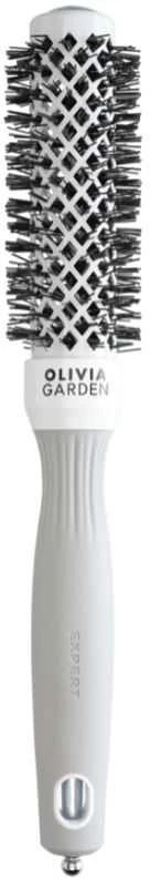 Plaukų šepetys džiovinimui Olivia Garden Expert Blowout Shine Baltas&Pilkas 25 mm