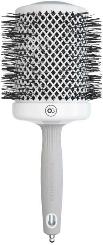 Olivia Garden Expert Blowout Shine Blanco y Gris 80 mm 1 U plaukų formavimo priemonė
