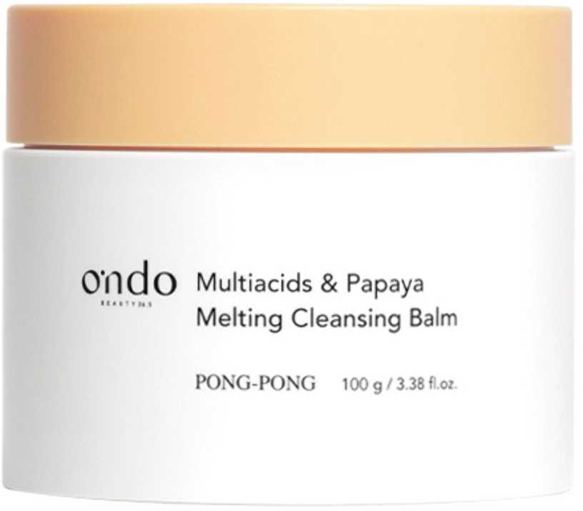 Ondo Beauty 36.5 PONG-PONG Multiacids & Papaya Melting Cleansing Balm Cleansing Kreminis valomasis balzamas veidui, 100 ml