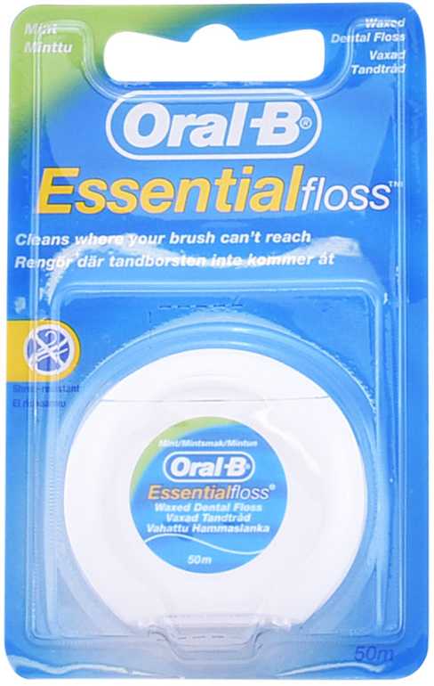 Oral-B Essential Dantų Siūlas, Mėtų Skonio, 50 m